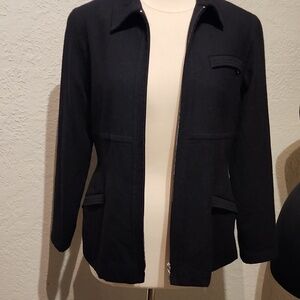 *Vintage*Classiques Entier Black Zippered Jacket *LIKE NEW*